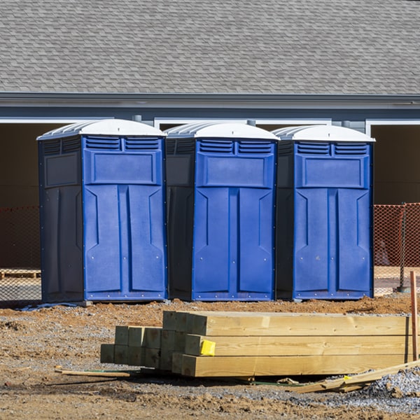 how can i report damages or issues with the porta potties during my rental period in Fishersville